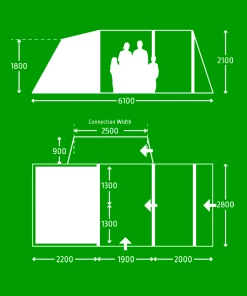 Kampa Touring AIR Drive Away Awning For Campervans 11 Kampa Touring AIR Drive Away Awning For Campervans -Camping Shop Store 2021 Drive Away Awning Floorplans WHITE Touring 0 77225.1641912905