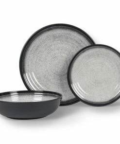 Kampa 12 Piece Camping Dinner Set - English Barn