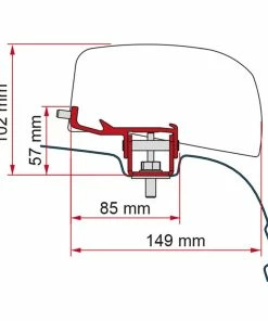 Fiamma F40 VAN Awning Adapter Bracket For Nissan NV 350 L2-H1 Campervan 7 Fiamma F40 VAN Awning Adapter Bracket For Nissan NV 350 L2-H1 Campervan -Camping Shop Store 98655Z041 68752.1675172872