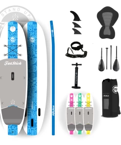 Fatstick Airstick 10’6 Inflatable SUP Paddle Board Full Kit