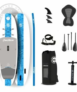 Fatstick Airstick 10’6 Inflatable SUP Paddle Board Full Kit 16 Fatstick Airstick 10’6 Inflatable SUP Paddle Board Full Kit -Camping Shop Store AIRSTICK BLUE 47010.1652349501