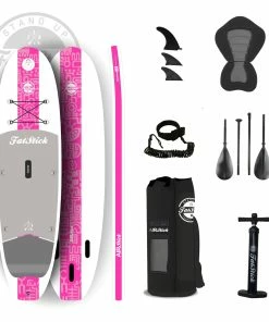 Fatstick Airstick 10’6 Inflatable SUP Paddle Board Full Kit 17 Fatstick Airstick 10’6 Inflatable SUP Paddle Board Full Kit -Camping Shop Store AIRSTICK PINK 55325.1652349509