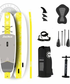 Fatstick Airstick 10’6 Inflatable SUP Paddle Board Full Kit 15 Fatstick Airstick 10’6 Inflatable SUP Paddle Board Full Kit -Camping Shop Store AIRSTICK YELLOW 21352.1652349477