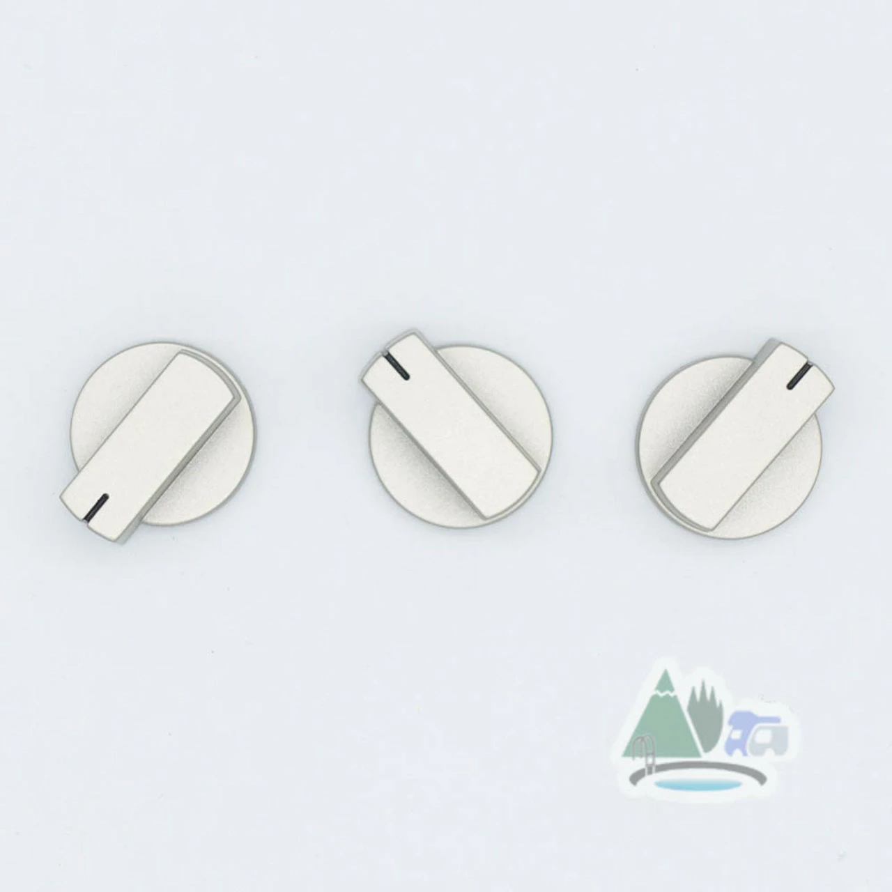 Thetford Spare - Cooker Knobs For Topline, Prima & Duplex - Matt Nickel 3 Thetford Spare - Cooker Knobs For Topline, Prima & Duplex - Matt Nickel