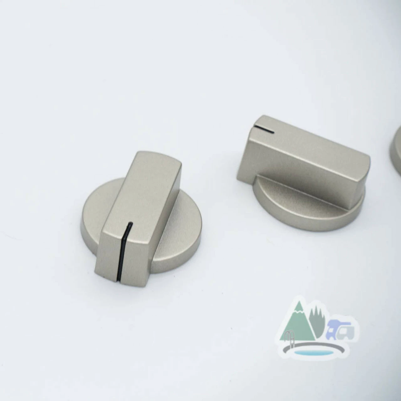 Thetford Spare - Cooker Knobs For Topline, Prima & Duplex - Matt Nickel 4 Thetford Spare - Cooker Knobs For Topline, Prima & Duplex - Matt Nickel - Image 2