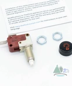 Thetford Spare - Ignition Switch Button With Fixing Nuts - SSPA0384