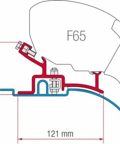 Fiamma F65/F80 Ducato Jumper Boxer H2 Awning Adapter 1994 < 2006