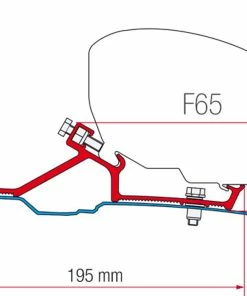 Fiamma F65s F80s Renault Master H2 Awning Bracket Kit