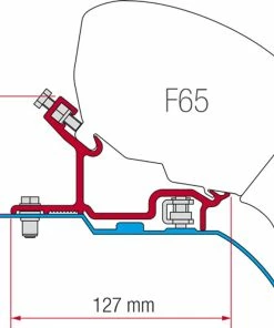 Fiamma F65/F80 Ducato Jumper Boxer H3 L3 & L4 Awning Bracket Kit