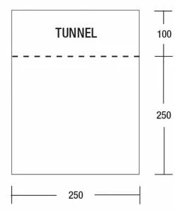 SunnCamp Motor Buddy 250 Campervan Drive Away Awning 9 SunnCamp Motor Buddy 250 Campervan Drive Away Awning -Camping Shop Store MotorBuddy250FloorPlan 26214.1665133121