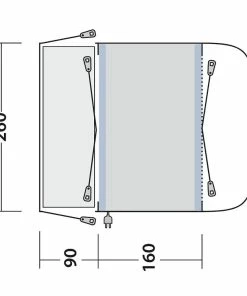 Outwell Newburg 160 Air Drive Away Awning 10 Outwell Newburg 160 Air Drive Away Awning -Camping Shop Store Outwell Newburg 160 campervan awning dimensions 82442.1612116930