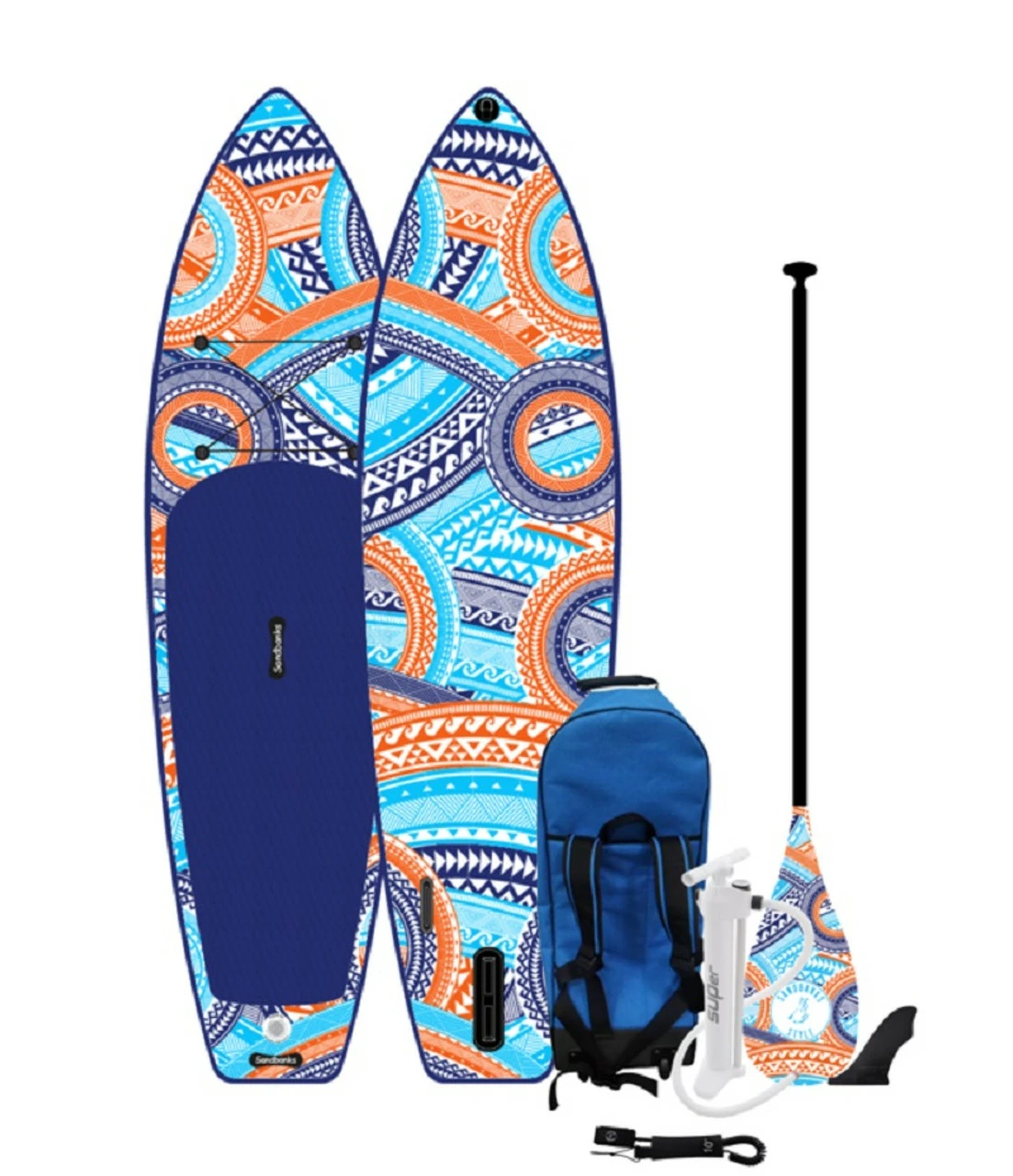 Sandbanks SUP Style Sandbanks Ultimate Art Paddle Board Package - Maui 3 Sandbanks SUP Style Sandbanks Ultimate Art Paddle Board Package - Maui