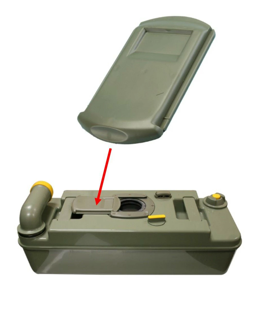 Thetford Sliding Cover For Cassette Toilet C2 C3 C4 - Caravan Or Motorhome Spare 3 Thetford Sliding Cover For Cassette Toilet C2 C3 C4 - Caravan Or Motorhome Spare