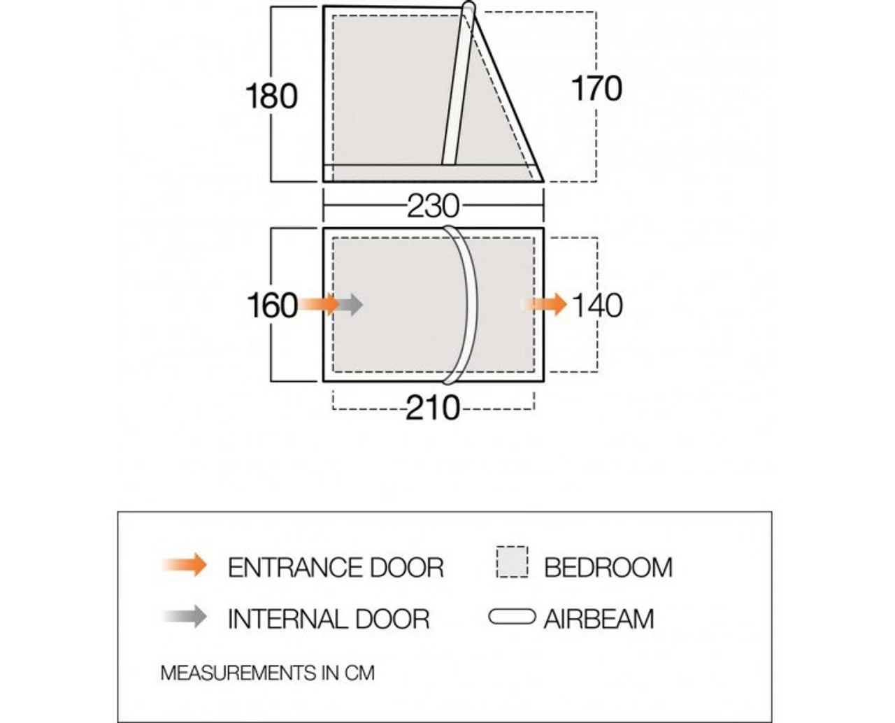 Vango Tall Annex Elements ProShield For Riviera Balletto Kalari And Tuscany Caravan Awnings 9 Vango Tall Annex Elements ProShield For Riviera Balletto Kalari And Tuscany Caravan Awnings - Image 7