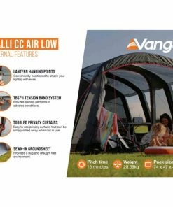 Vango Galli CC Air Campervan Motorhome Drive Away Awning -Camping Shop Store Vango galli cc low internal features 50141.1669220492