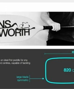 Ainsworth Paddles - Classic C100 Canoe Paddle Alloy Shaft, 145cm -Camping Shop Store ainsworth paddles 99702.1575988835
