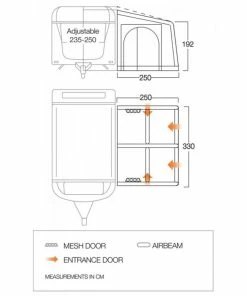 Vango Balletto Air Elements Shield Caravan Awning 27 Vango Balletto Air Elements Shield Caravan Awning -Camping Shop Store balletto air 330 elements proshield 1 41257.1674661668