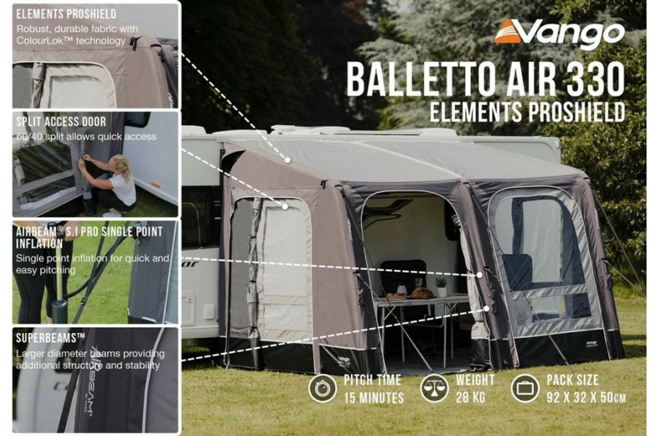 Vango Balletto Air Elements Shield Caravan Awning 7 Vango Balletto Air Elements Shield Caravan Awning - Image 5
