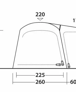 Outwell Bremburg Air Campervan Drive Away Awning -Camping Shop Store brembug air awning profile 93958.1634119969