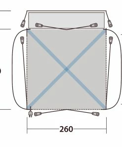 Outwell Bremburg Air Campervan Drive Away Awning -Camping Shop Store bremburg air floor plan 11404.1634119993
