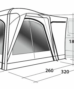 Outwell Bremburg Air Campervan Drive Away Awning -Camping Shop Store bremburg air measurements 76143.1634119964