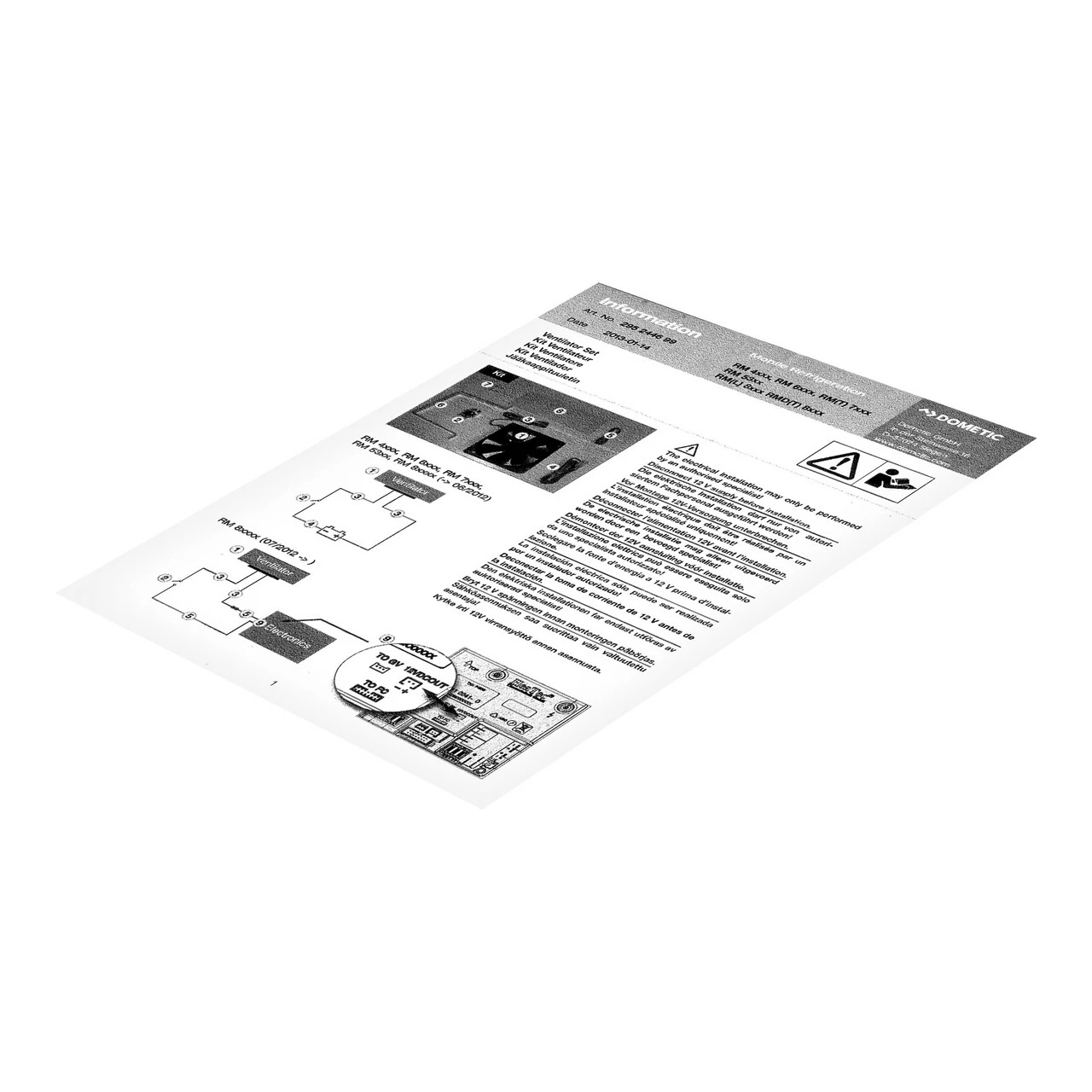 Dometic Absorption Fridge Ventilation Upgrade Kit 7 Dometic Absorption Fridge Ventilation Upgrade Kit - Image 5