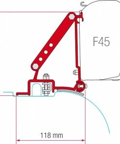 Fiamma F45 Awning Ducato Jumper Boxer High Roof Bracket Kit Before 2006
