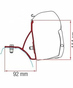Fiamma F45s Bracket Adapter Kit For Renault Trafic Vauxhall Vivaro Nissan NV300 Nissan Primastar