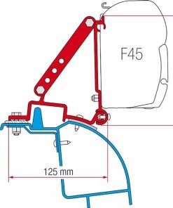 Fiamma F45 Adapter Bracket For Renault Master & Vauxhall Movano