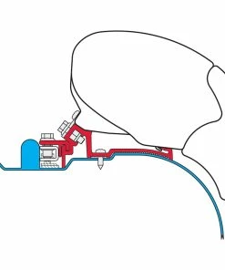 Fiamma Iveco Daily H2 Awning Bracket Kit For The Fiamma F65/F80 Canopy Awning