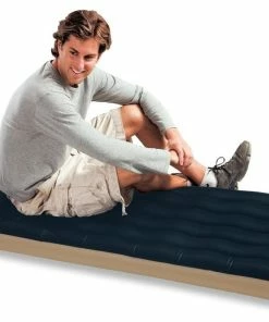 Intex Camping Single Air Bed Inflatable Guest Mat -Camping Shop Store intex single bed man 40437.1413288791