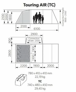 Kampa Touring AIR Drive Away Awning For Campervans 12 Kampa Touring AIR Drive Away Awning For Campervans -Camping Shop Store kampa touring air 43006.1654763820
