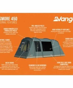Vango Lismore Poled Family Camping Tent Package 22 Vango Lismore Poled Family Camping Tent Package -Camping Shop Store lismore 450 poled external features 56028.1669203920