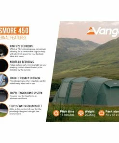 Vango Lismore Poled Family Camping Tent Package 23 Vango Lismore Poled Family Camping Tent Package -Camping Shop Store lismore 450 poled internal features 52292.1669204333