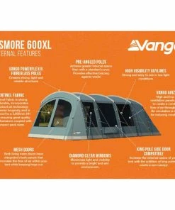 Vango Lismore Poled Family Camping Tent Package 31 Vango Lismore Poled Family Camping Tent Package -Camping Shop Store lismore 600xl poled external features 69214.1669204307