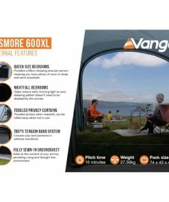 Vango Lismore Poled Family Camping Tent Package 30 Vango Lismore Poled Family Camping Tent Package -Camping Shop Store lismore 600xl poled internal features 68890.1669204655
