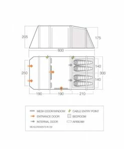 Vango Lismore Air Family Camping Tent Package 29 Vango Lismore Air Family Camping Tent Package -Camping Shop Store lismore air 450 dimensions 19805.1669201341