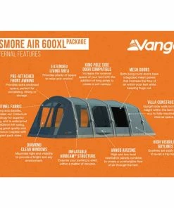Vango Lismore Air Family Camping Tent Package 23 Vango Lismore Air Family Camping Tent Package -Camping Shop Store lismore air 600xl external features 29034.1669201380