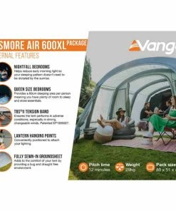 Vango Lismore Air Family Camping Tent Package 24 Vango Lismore Air Family Camping Tent Package -Camping Shop Store lismore air 600xl internal features 74982.1669201392