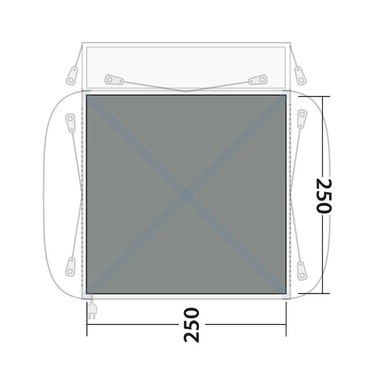 Outwell Flat Woven Carpet For Bremburg Or Milestone Awnings 5 Outwell Flat Woven Carpet For Bremburg Or Milestone Awnings - Image 3