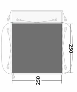 Outwell Awning Footprint For Bremburg, Milestone Or Starville -Camping Shop Store outwell bremburg groundsheet measurements 77012.1634659047