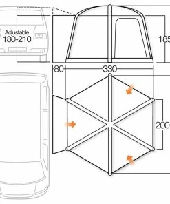 Vango Airhub Hexaway II Campervan Drive Away Awning -Camping Shop Store vango 2018 awnings floorplan airhub hexaway low 13132.1664443810