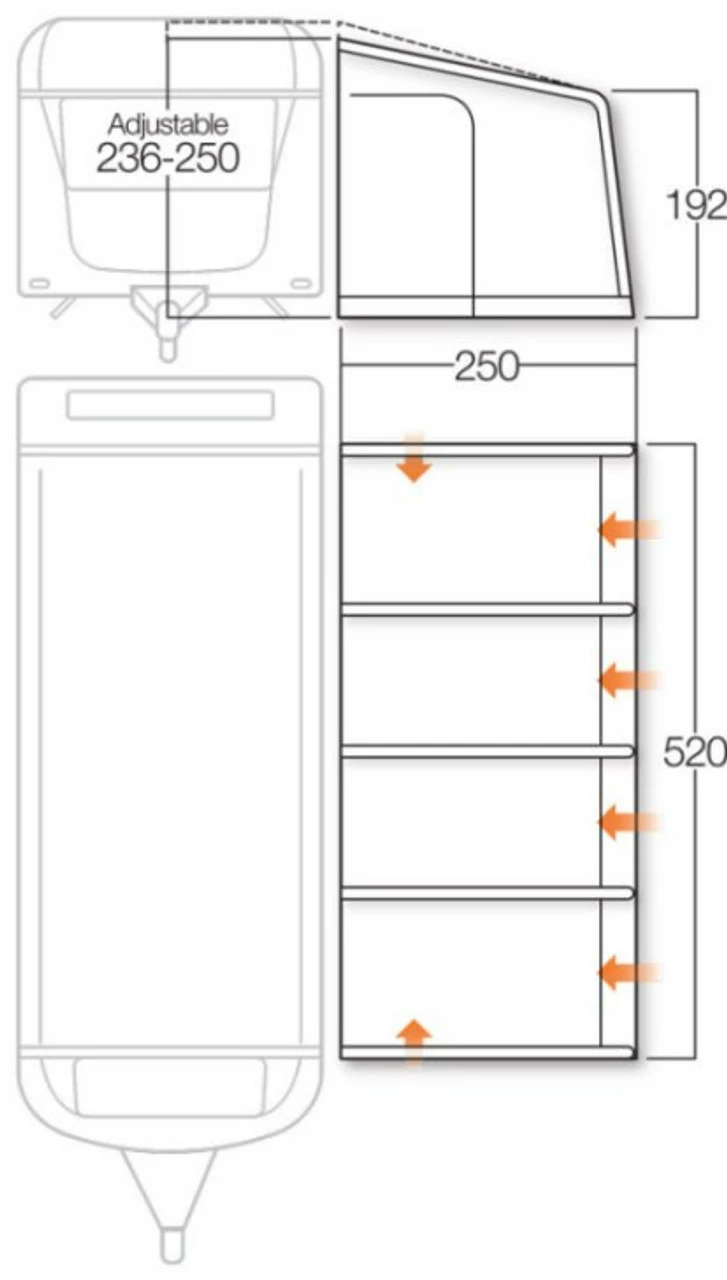 Vango Varkala Connect Caravan Airbeam Awning 13 Vango Varkala Connect Caravan Airbeam Awning - Image 11