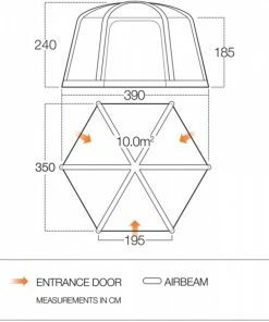Vango AirHub Hex Camping Shelter -Camping Shop Store vango airhub hex event shelter dimensions 25512.1637673581